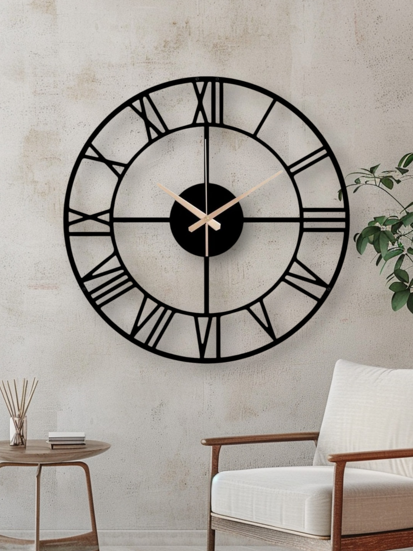 METAL WALL CLOCK