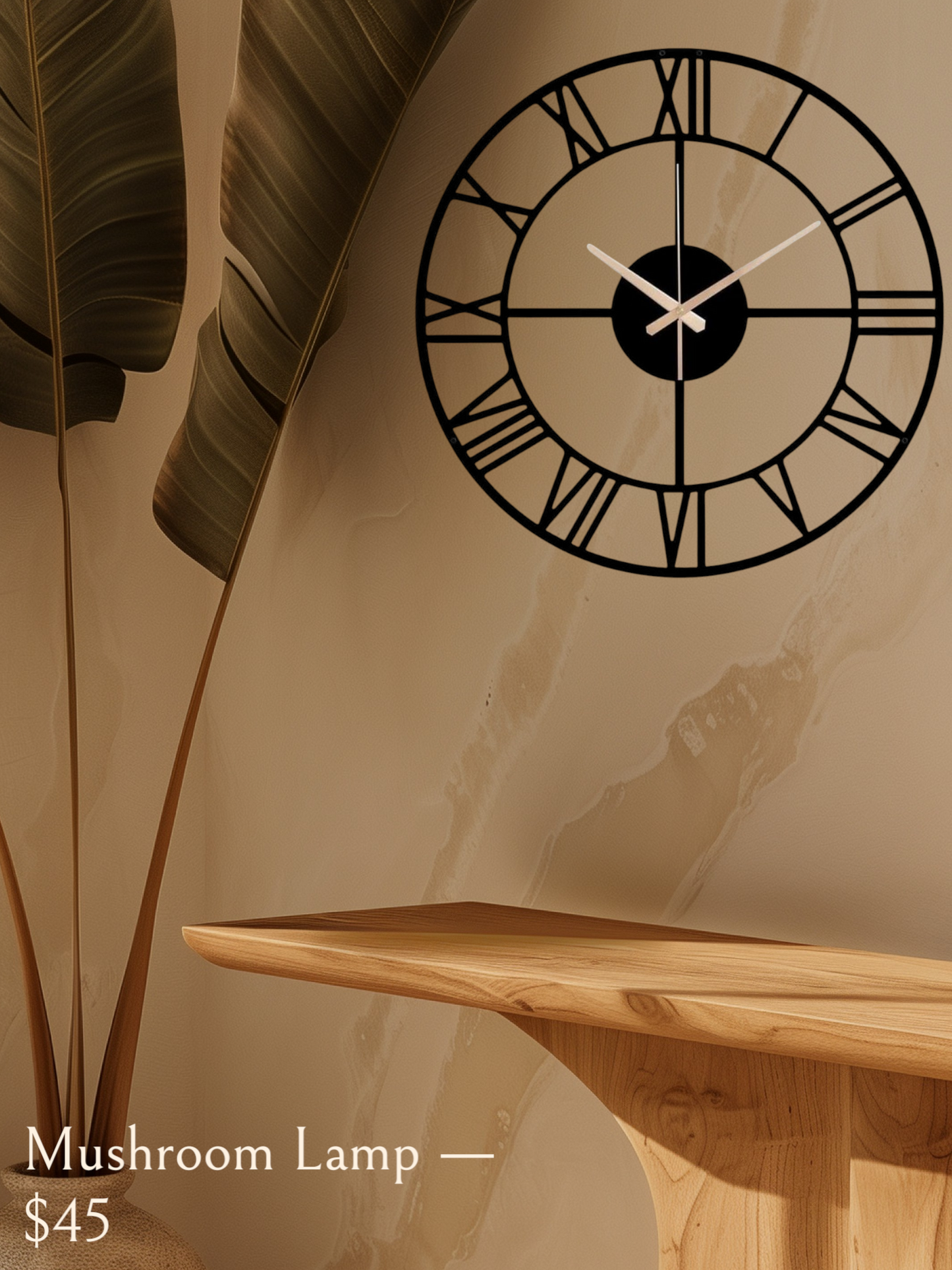 METAL WALL CLOCK